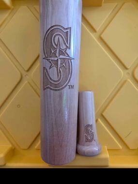 Seattle Mariners Dugout Mug And Shot Glass- Natural Wood